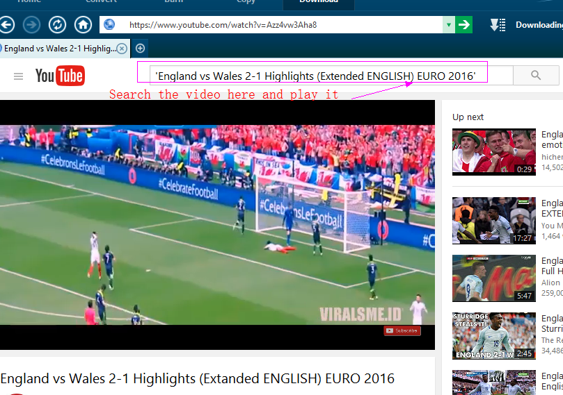 search the euro 2016 video