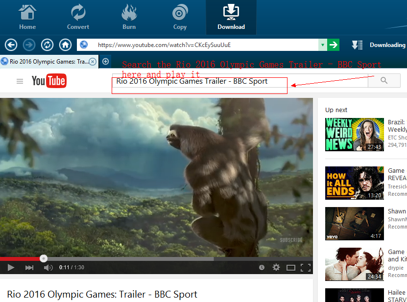 search Rio 2016 Olympic Games Trailer - BBC Sport and play it